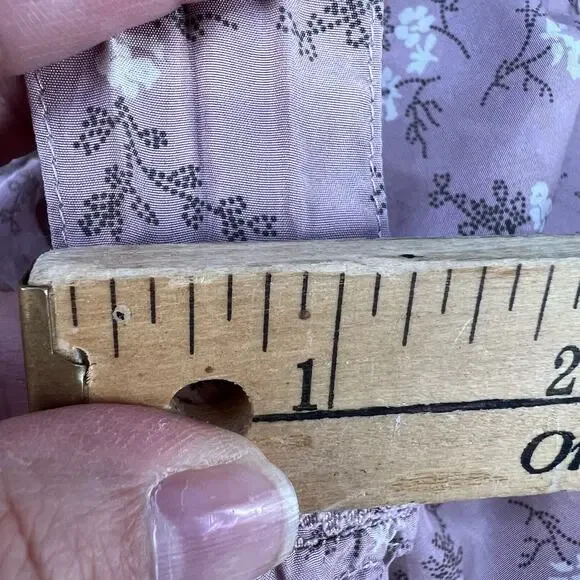 Tommy Hilfiger Women's Y2K Babydoll Tank Top Size 24 Floral Pattern Silk 90s - Picture 12 of 12